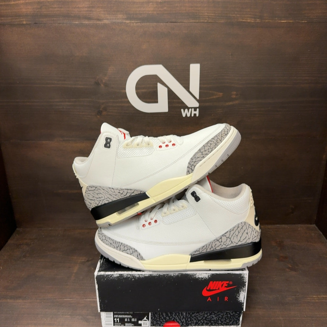 Jordan 3 Retro White Cement Reimagined Size 11 (Pre-Owned)