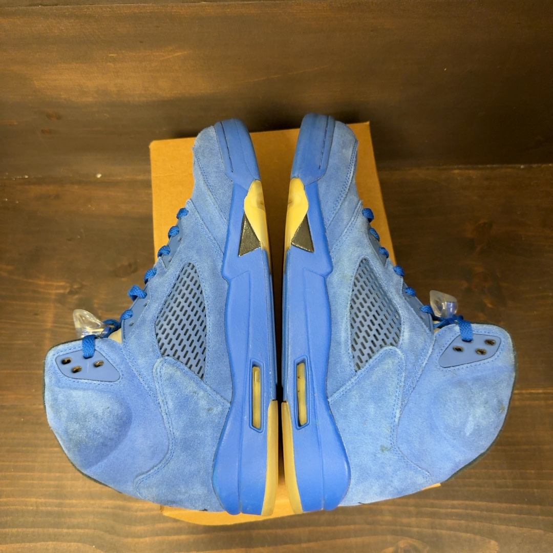 Jordan 5 Retro Blue Suede Size 11.5 (Pre-Owned) - Image 5