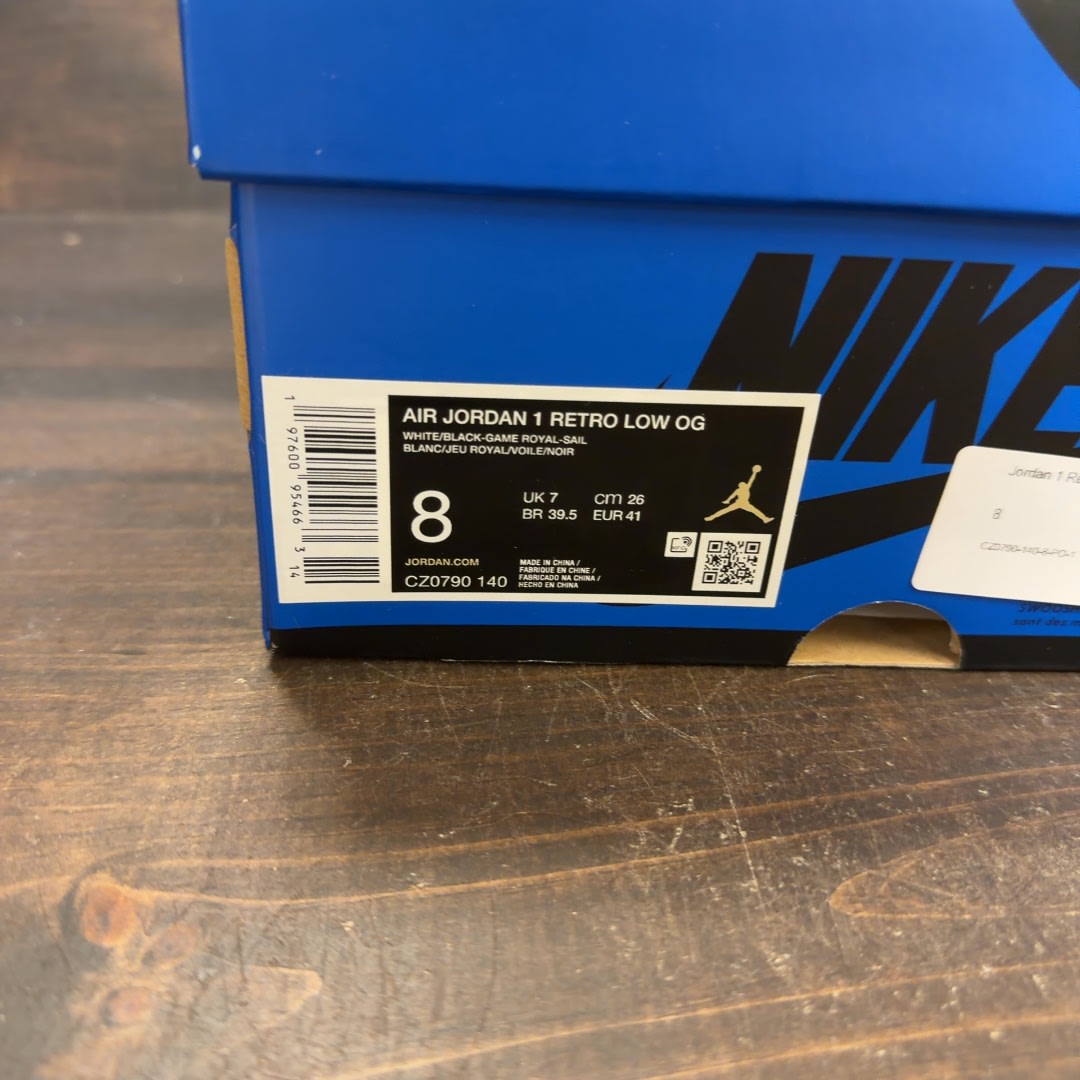 Jordan 1 Retro Low OG Game Royal - Image 7