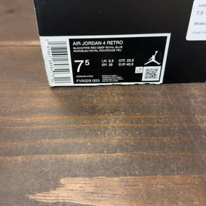 Jordan 4 Retro Rare Air (Gold Lettering) Size 7.5 (Pre-Owned) - aux