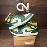 Jordan 1 Mid Sonics (2021) Size 10.5 (Pre-Owned) - Image 1