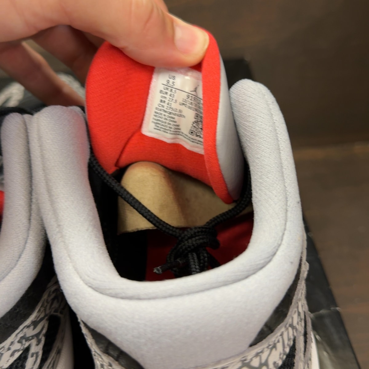 Jordan 11 Retro Low IE Black Cement - Image 7