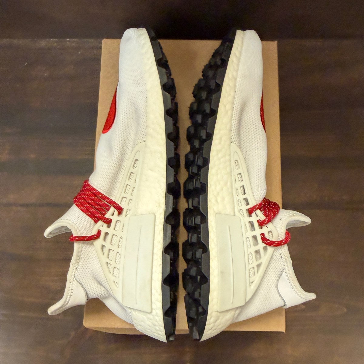 adidas NMD HU Pharrell Human Made White Red Size 11.5 (Pre-Owned) - Image 5