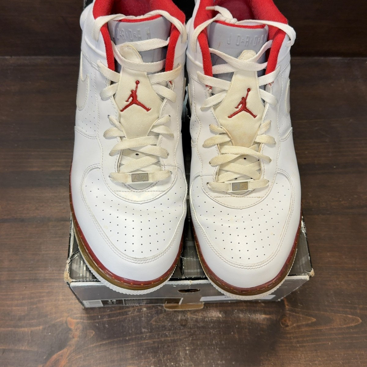 Nike Air Jordan Fusion Varsity Red Size 14 (Pre-Owned) - Image 3