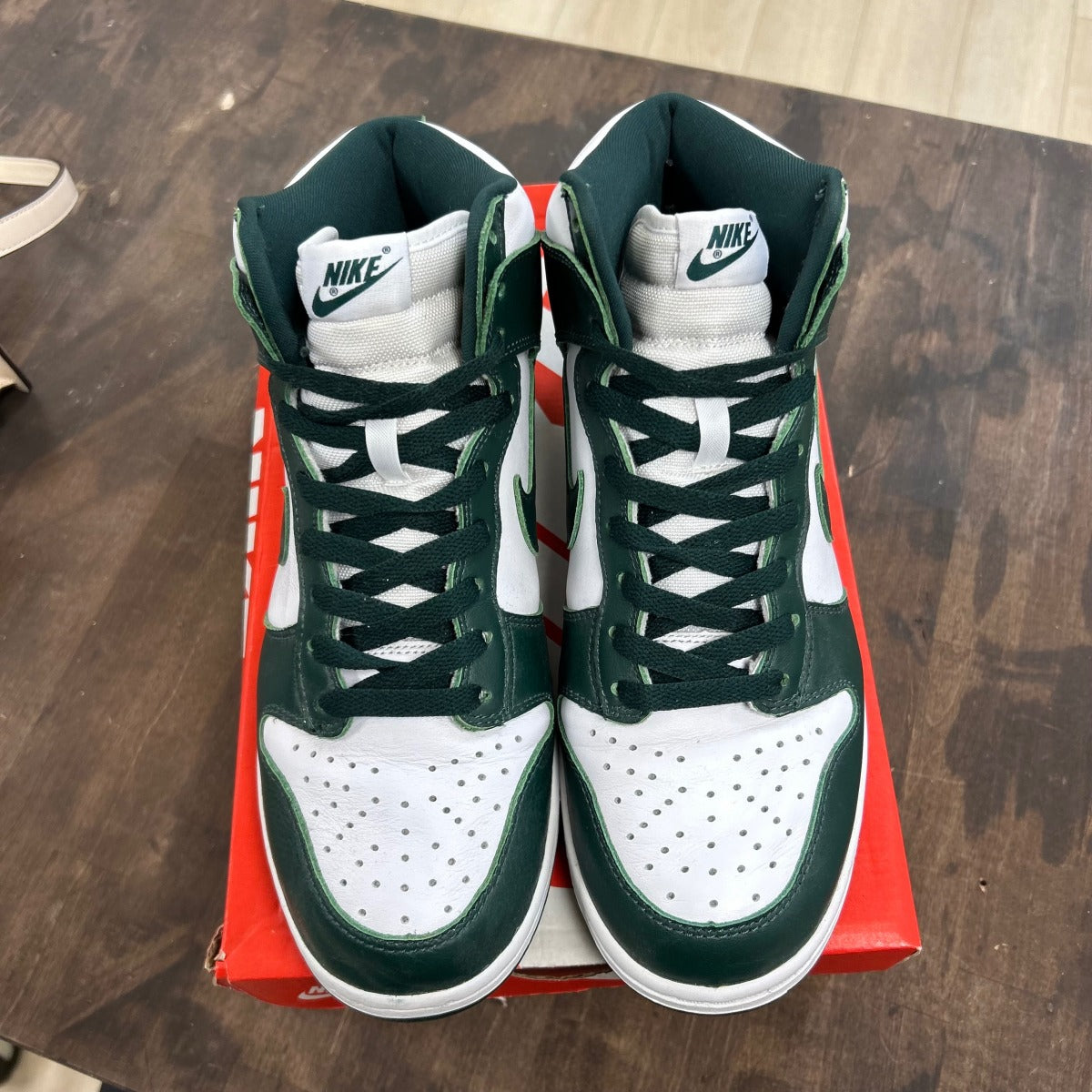 Nike Dunk High Spartan Green - Image 3