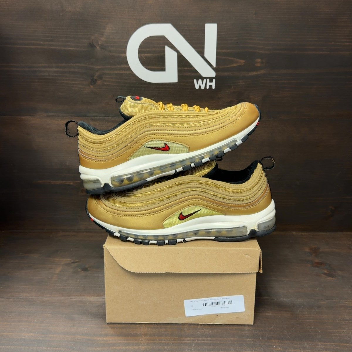 Nike Air Max 97 OG Golden Bullet (2023) Size 10 (Pre-Owned) - Image 1