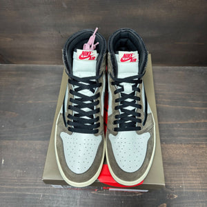 Jordan 1 Retro High OG SP Travis Scott Mocha Size 10 (Pre-Owned) - Image 3