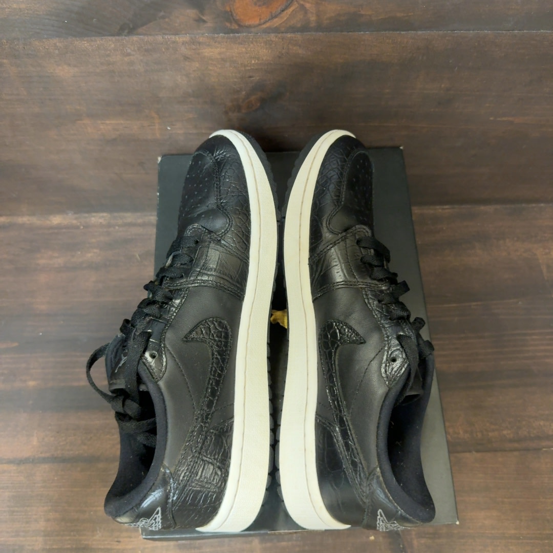 Jordan 1 Retro Low Golf Black Croc - Image 6