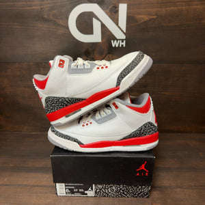 Jordan 3 Retro Fire Red (2022) (GS) - Image 1