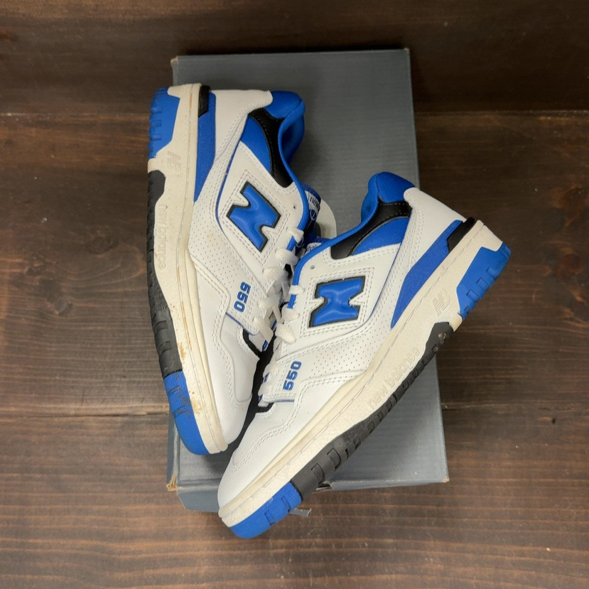 New Balance 550 White Blue - Image 2