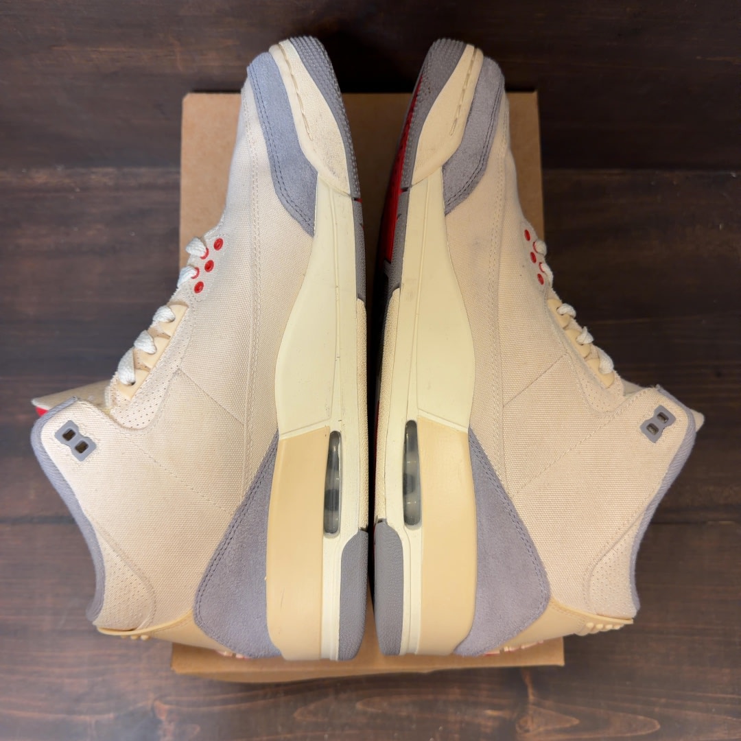 Jordan 3 Retro Muslin Size 12 (Pre-Owned) - Image 6