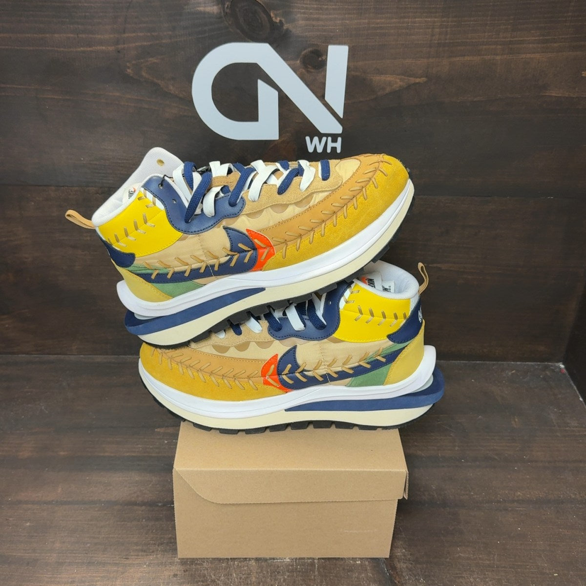 Nike Vaporwaffle sacai Jean Paul Gaultier Sesame Blue Size 11 - Image 1