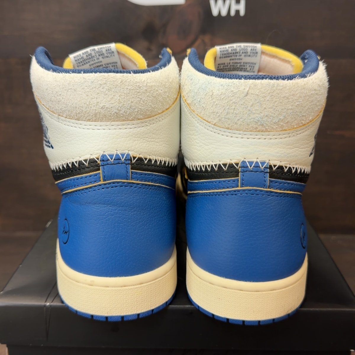 Jordan 1 Retro High OG SP Fragment x Union LA Sport Royal - Image 4