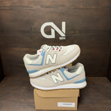 Cream Blue New Balance 574 Size 10.5 (Pre-Owned) - Image 1