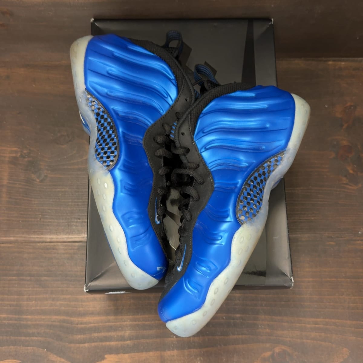 Nike Air Foamposite One International Blue Size 8.5 (Pre-Owned) - back