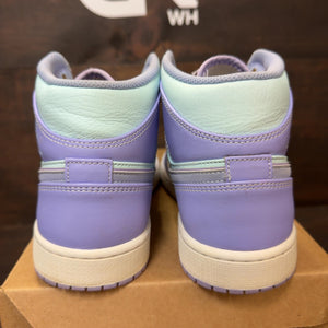 Jordan 1 Mid Purple Aqua Size 9 (Pre-Owned) - Image 4