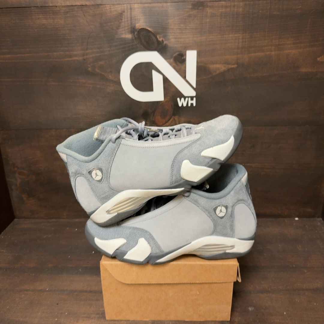 Jordan 14 Retro Flint Grey Size 10 (Pre-Owned) - Image 1