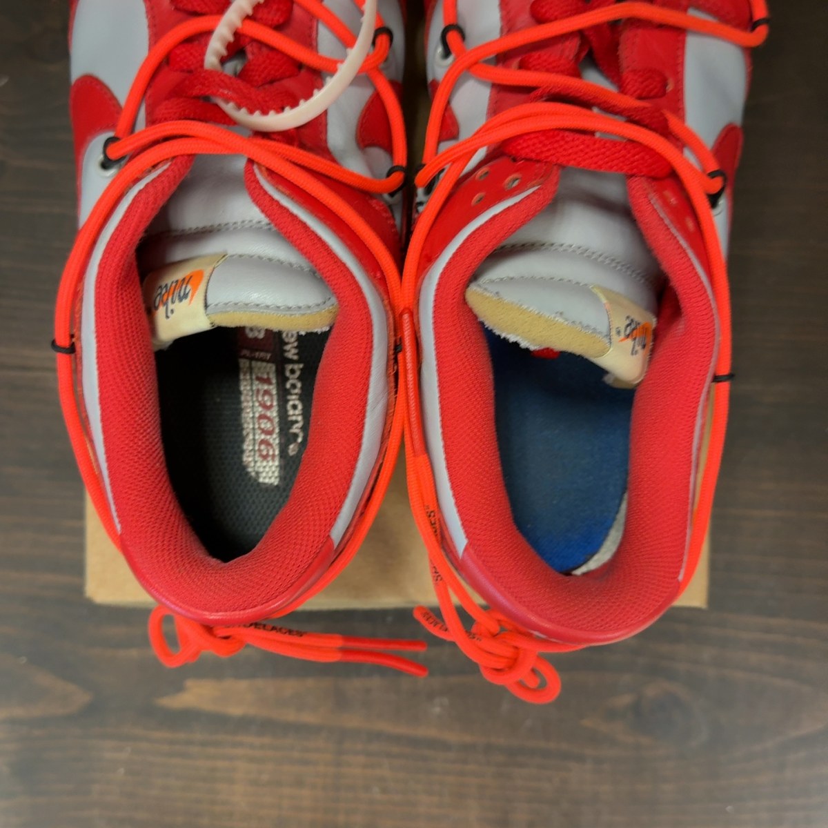 Nike Dunk Low Off-White University Red Size 11.5 (Pre-Owned) - Image 6
