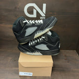 Jordan 5 Retro OG Black Metallic Reimagined Size 13 (Pre-Owned) - front