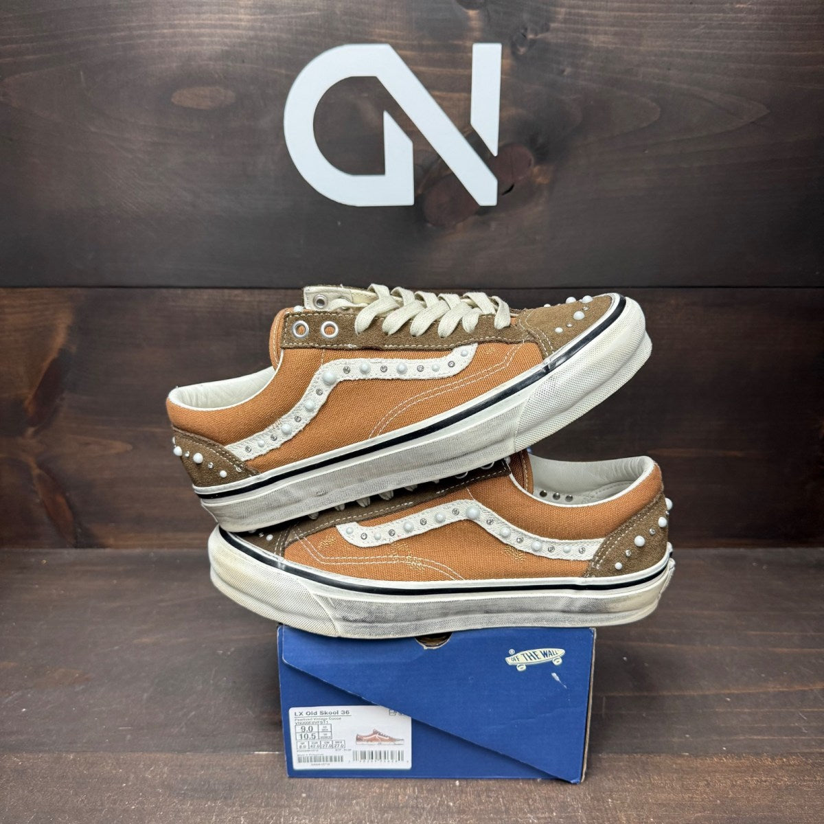 Vans LX Old Skool 36 Pearlized Pack Vintage Cocoa Brown - Image 1
