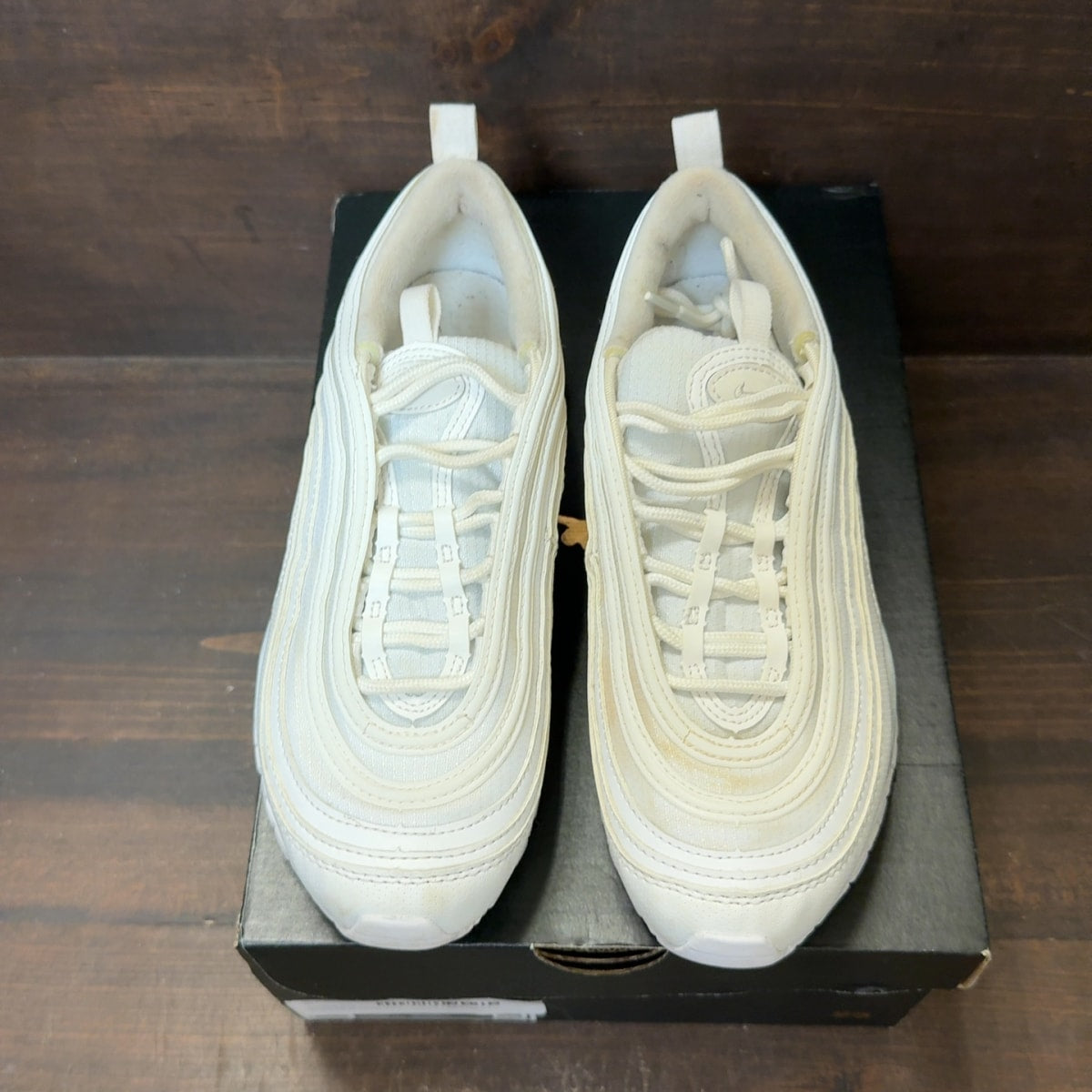 Nike Air Max 97 White Metallic Silver (GS) Size 5Y (Pre-Owned) - Image 3