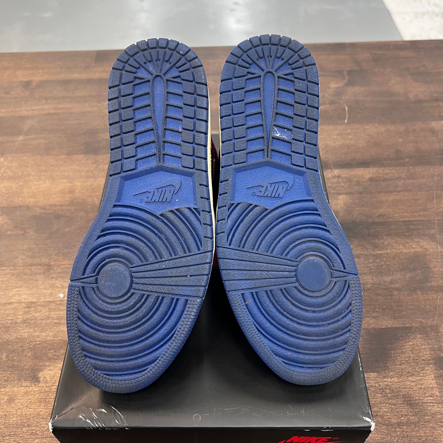 Union LA Storm Blue Jordan 1 Retro High (USED, Replacement box)