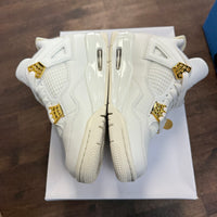 Metallic Gold Jordan 4 (W) (USED)