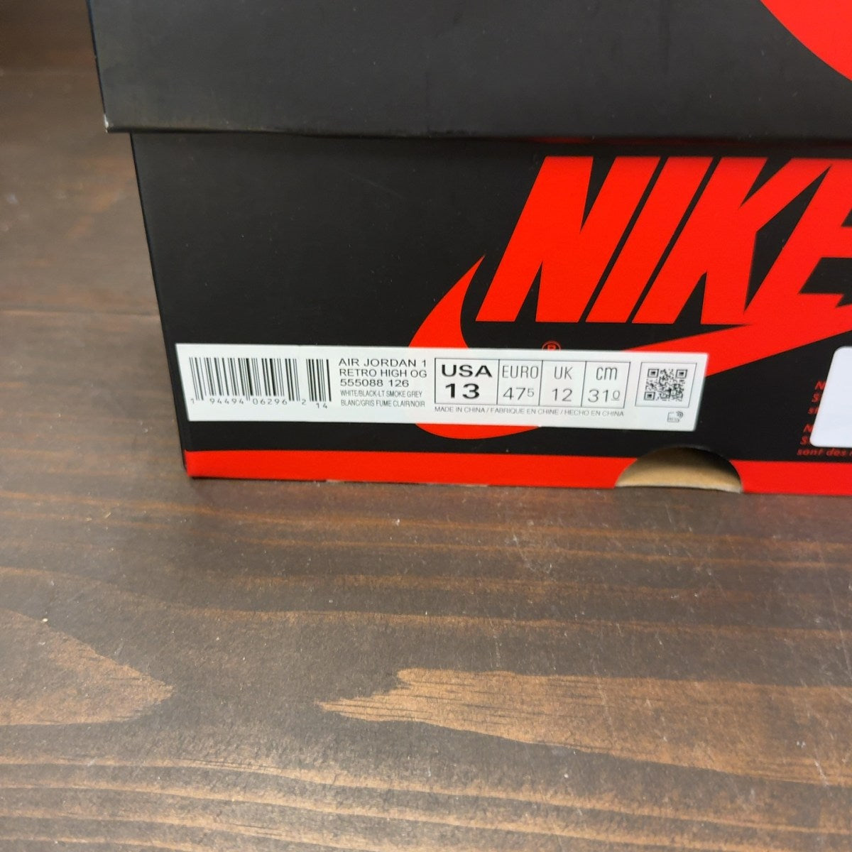Jordan 1 Retro High Light Smoke Grey - Image 7