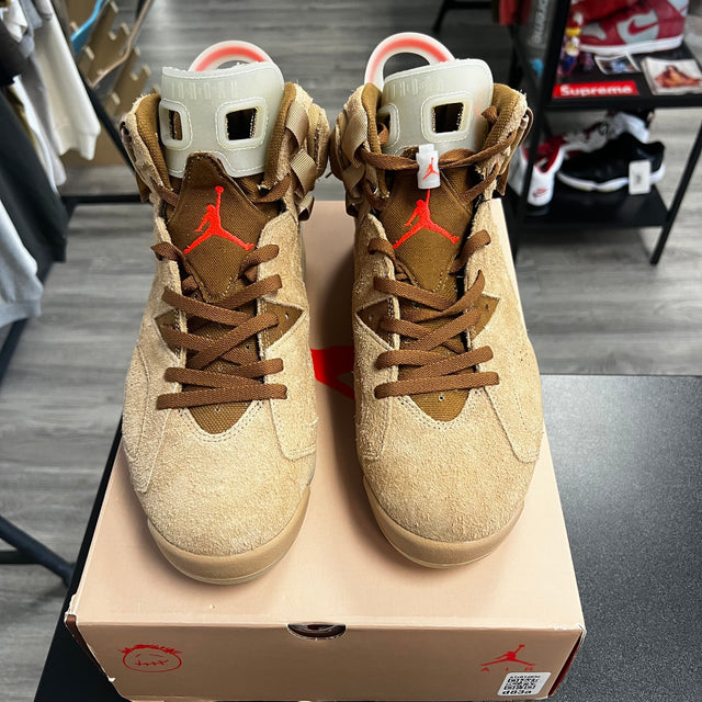 Travis Scott British Khaki Jordan 6 Retro (Lightly Worn)