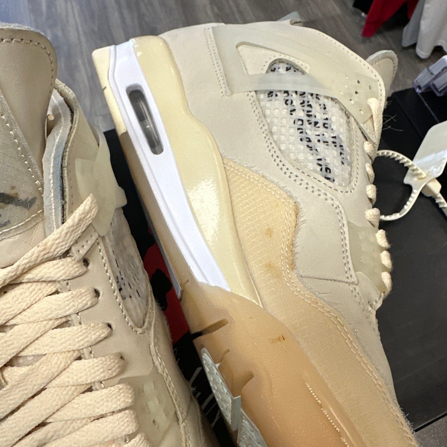 Off-White Jordan 4 Sail (USED)