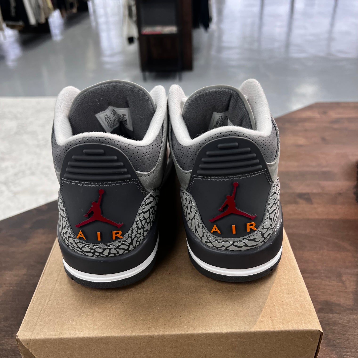 Cool Grey Jordan 3 Retro (USED,No Box)