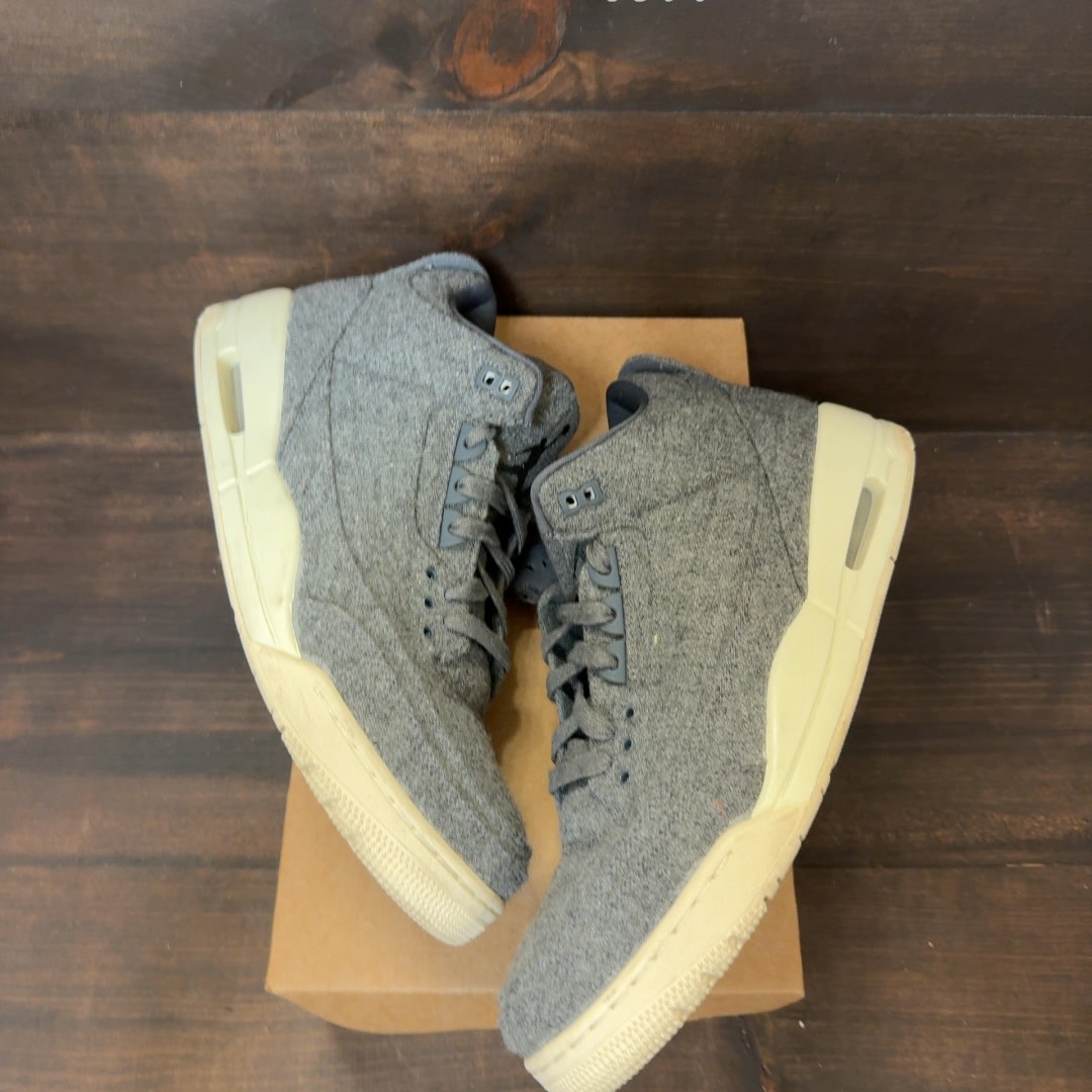 Jordan 3 Retro Wool Size 13 (Pre-Owned) - Image 2