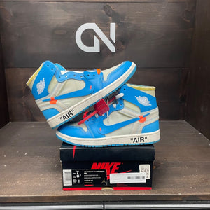 Jordan 1 Retro High Off-White University Blue Size 7 (Pre-Owned) - aux