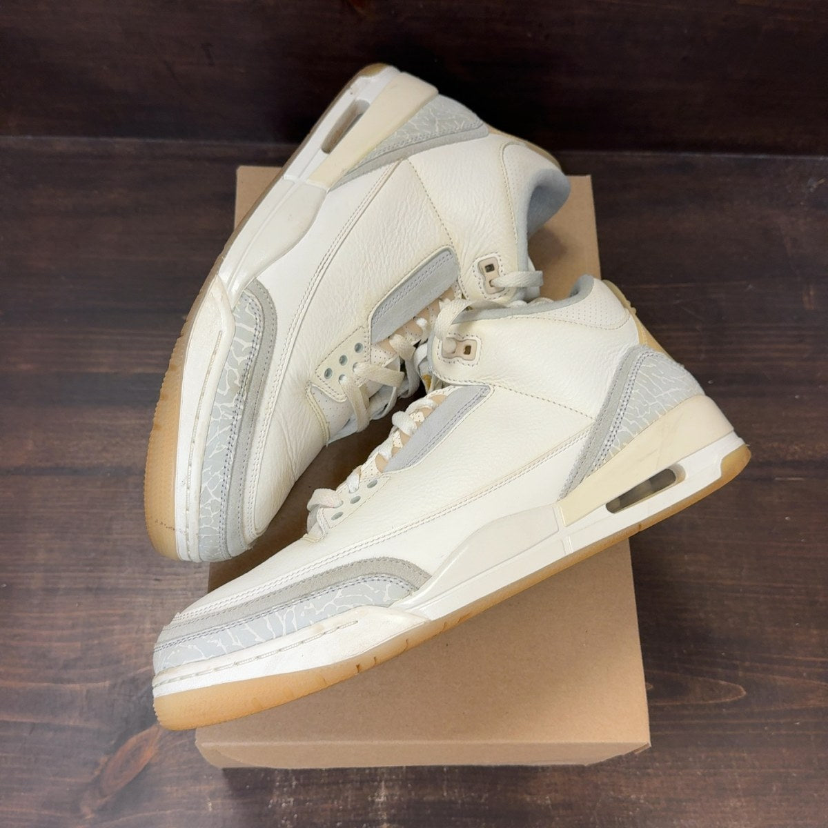 Jordan 3 Retro Craft Ivory Size 11.5 (Pre-Owned) - Image 2