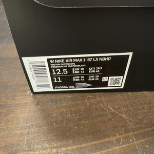 Nike Air Max 1 '87 LX Light Smoke Grey (Women's) Size 12.5W (Pre-Owned)