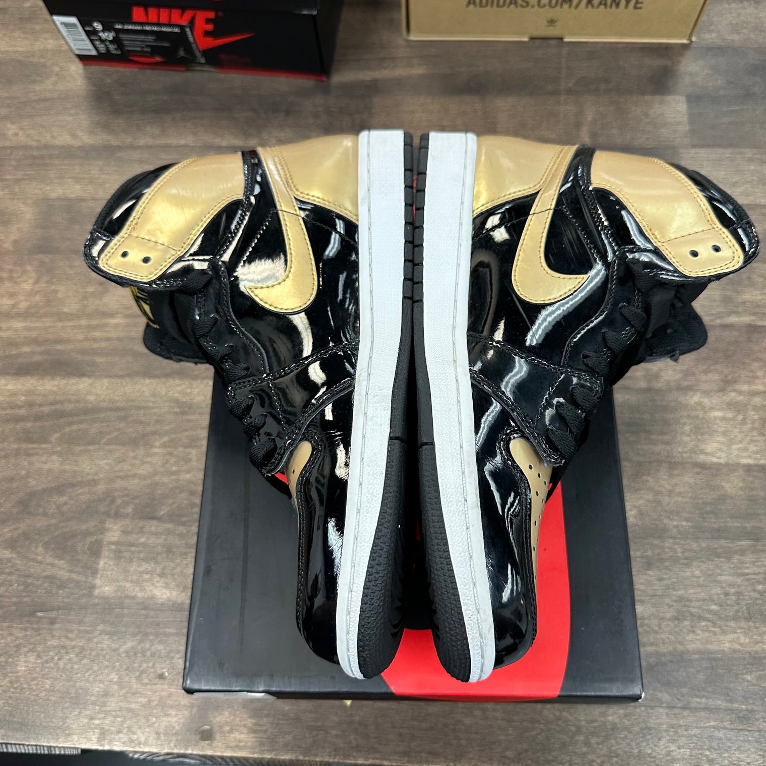 Gold Toe Jordan 1 High (USED)