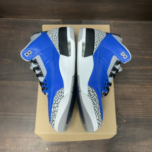 Jordan 3 Retro Varsity Royal Cement Size 9.5 (Pre-Owned) - Image 4