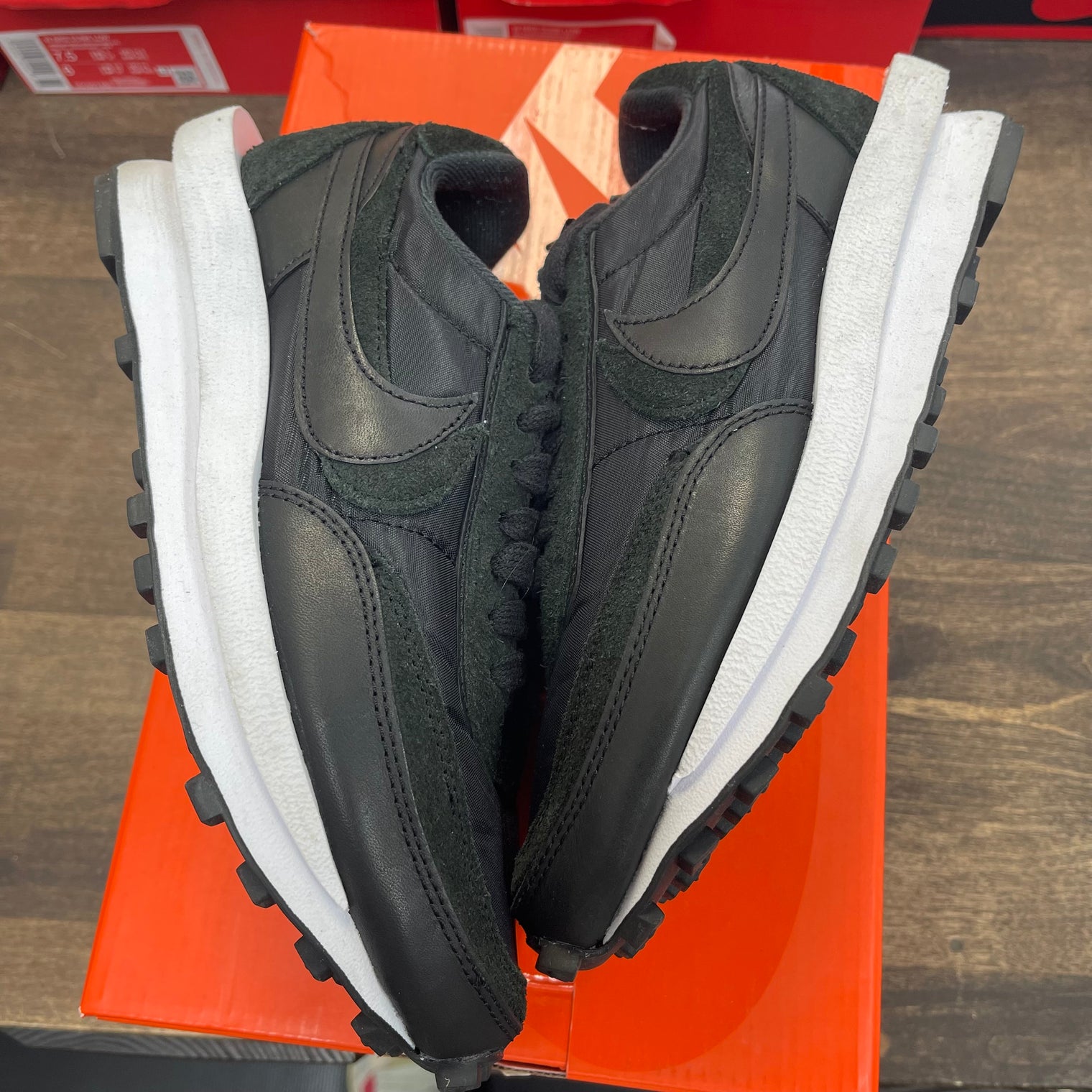 Sacai Black Nylon LDWaffle (USED)