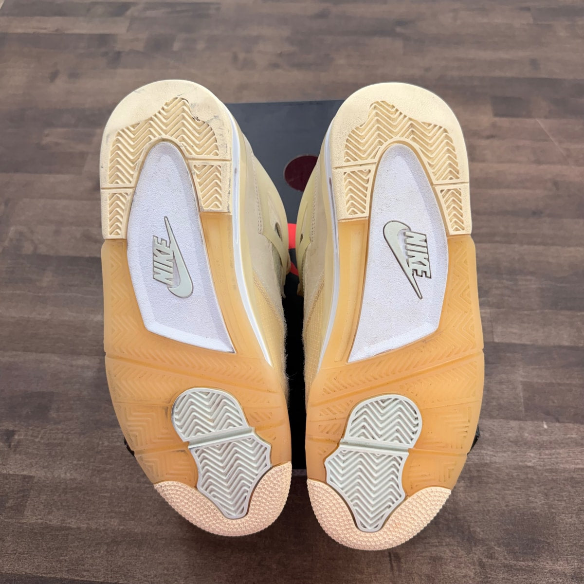 Jordan 4 Retro Off-White Sail (Women's) - Image 5