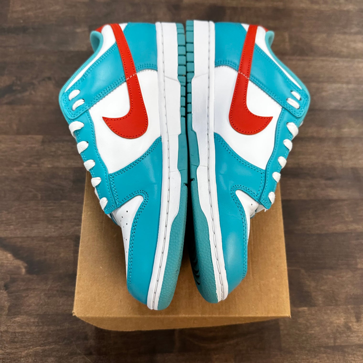 Miami Dolphins Dunk Low (USED, no box)