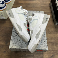 White Oreo Jordan 4 Retro (USED, Replacement Box)