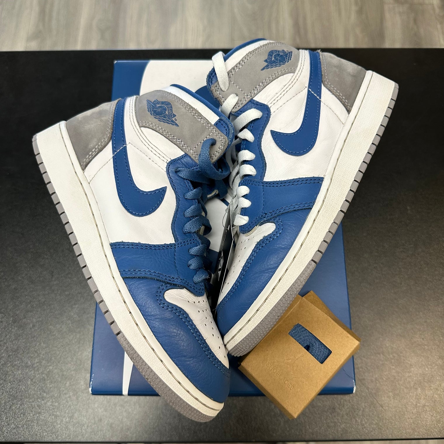 True Blue Jordan 1 High (GS) (USED)
