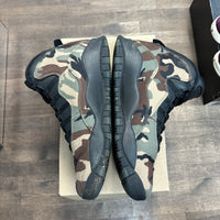 Jordan 10 Retro Woodland Camo (US 12) (USED, No Box)
