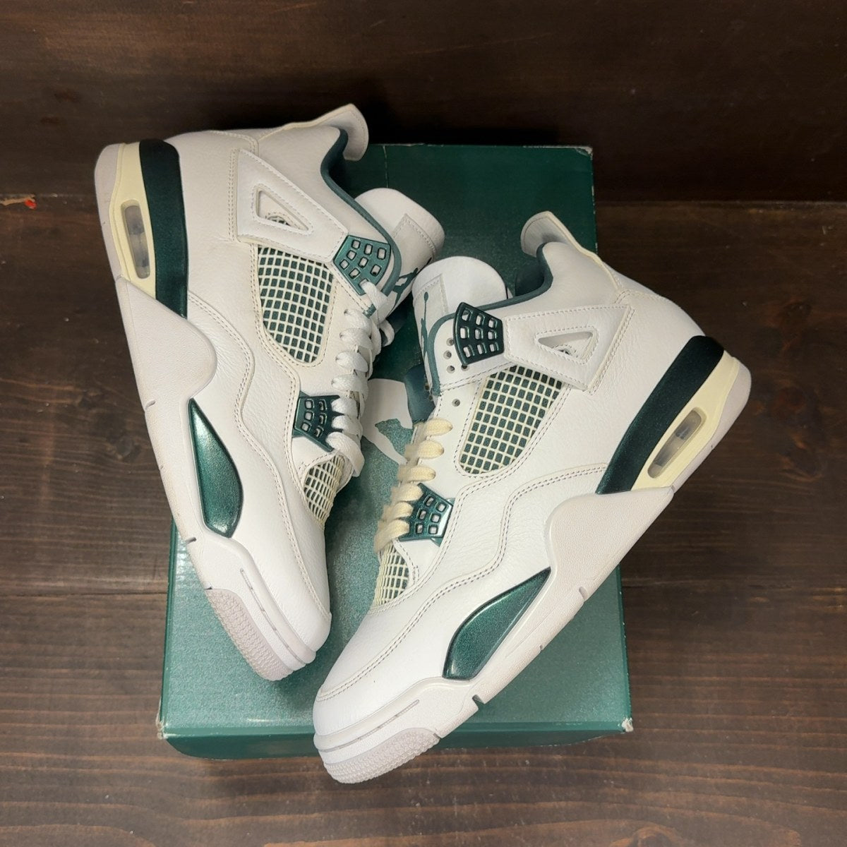 Jordan 4 Retro Oxidized Green Size 9 (Pre-Owned) - back