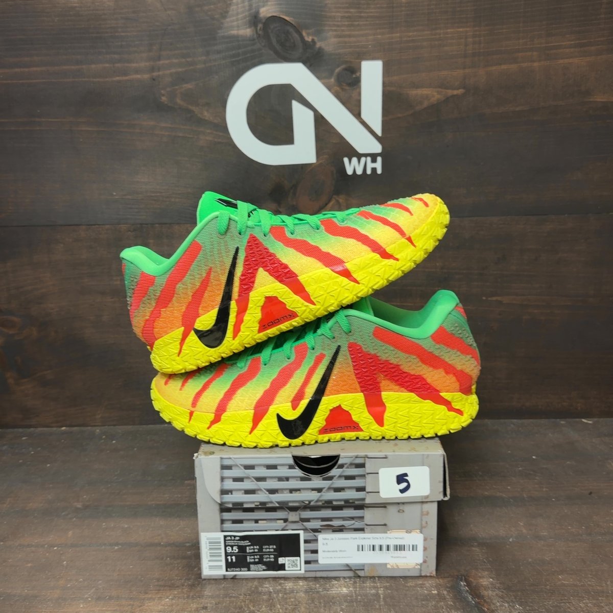 Nike Ja 3 Jurassic Park Explorer Size 9.5 (Pre-Owned) - front