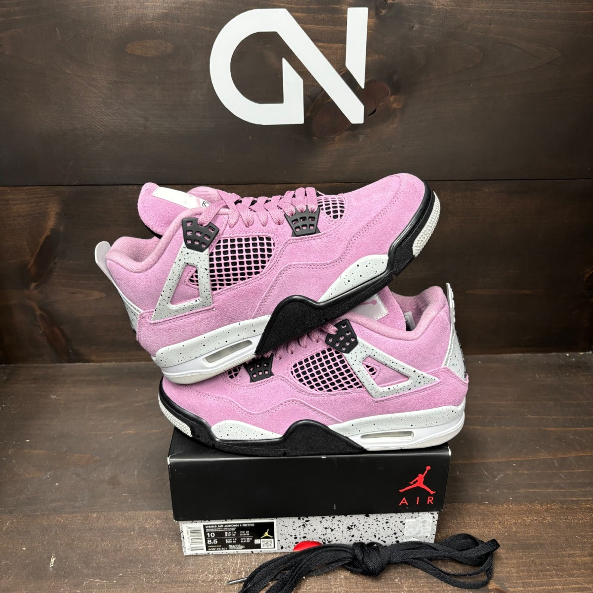 Jordan 4 Retro Orchid (Women's) - Image 1