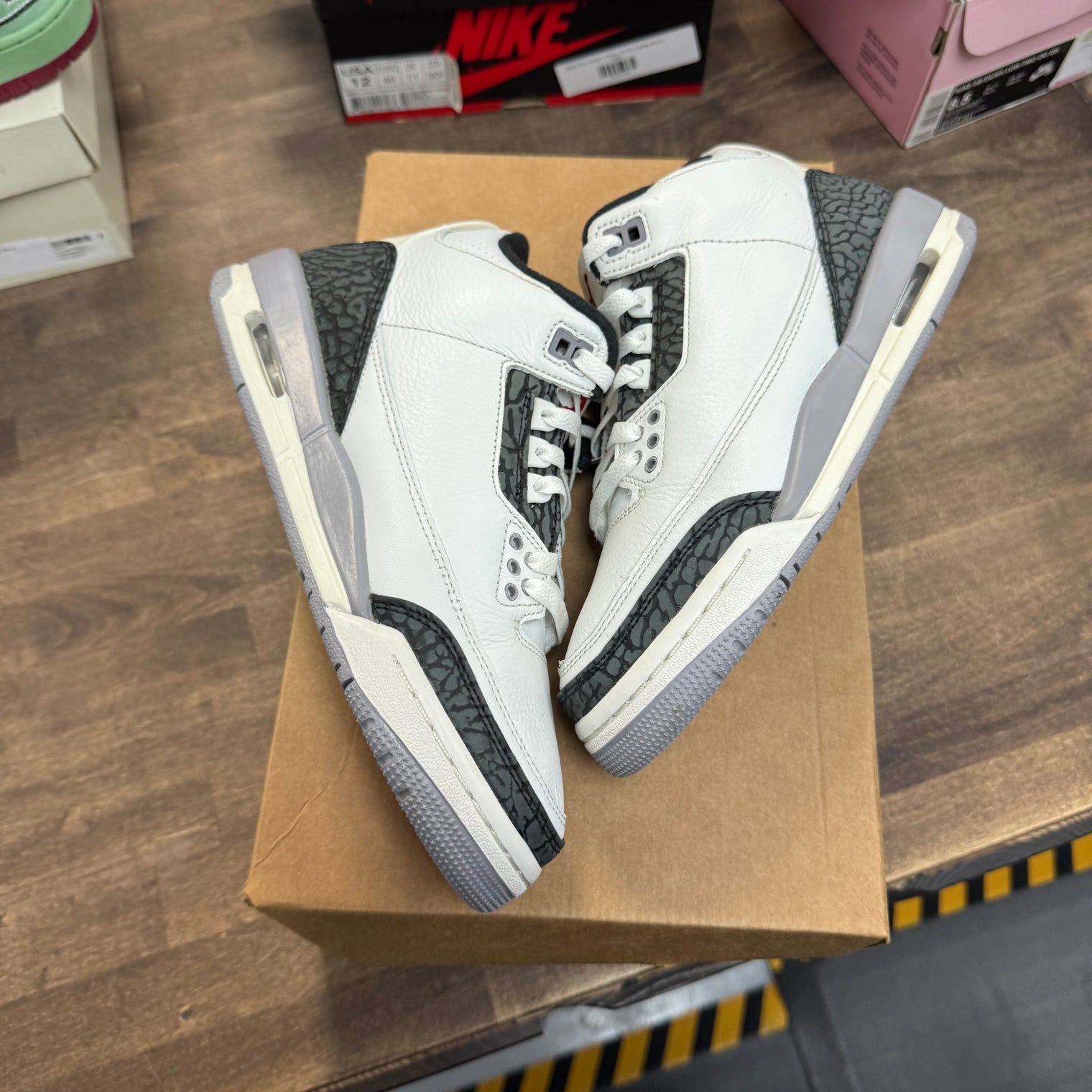 Cement Grey Jordan 3 Retro (GS) (USED, No Box)