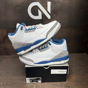 Jordan 3 Retro True Blue (2026) Size 9.5 (Pre-Owned) - front