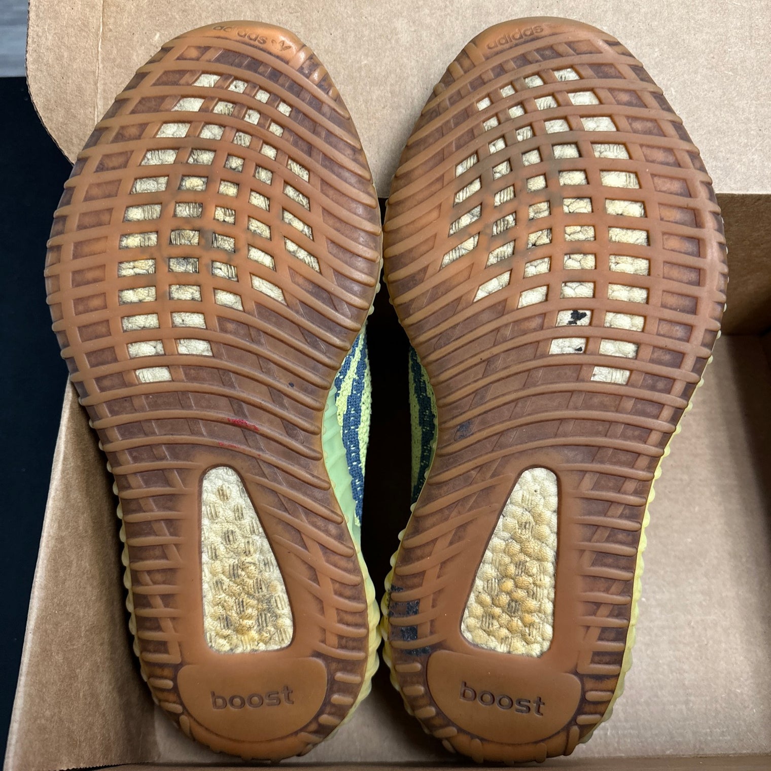 Semi Frozen Yellow Yeezy 350 (USED;NO BOX)