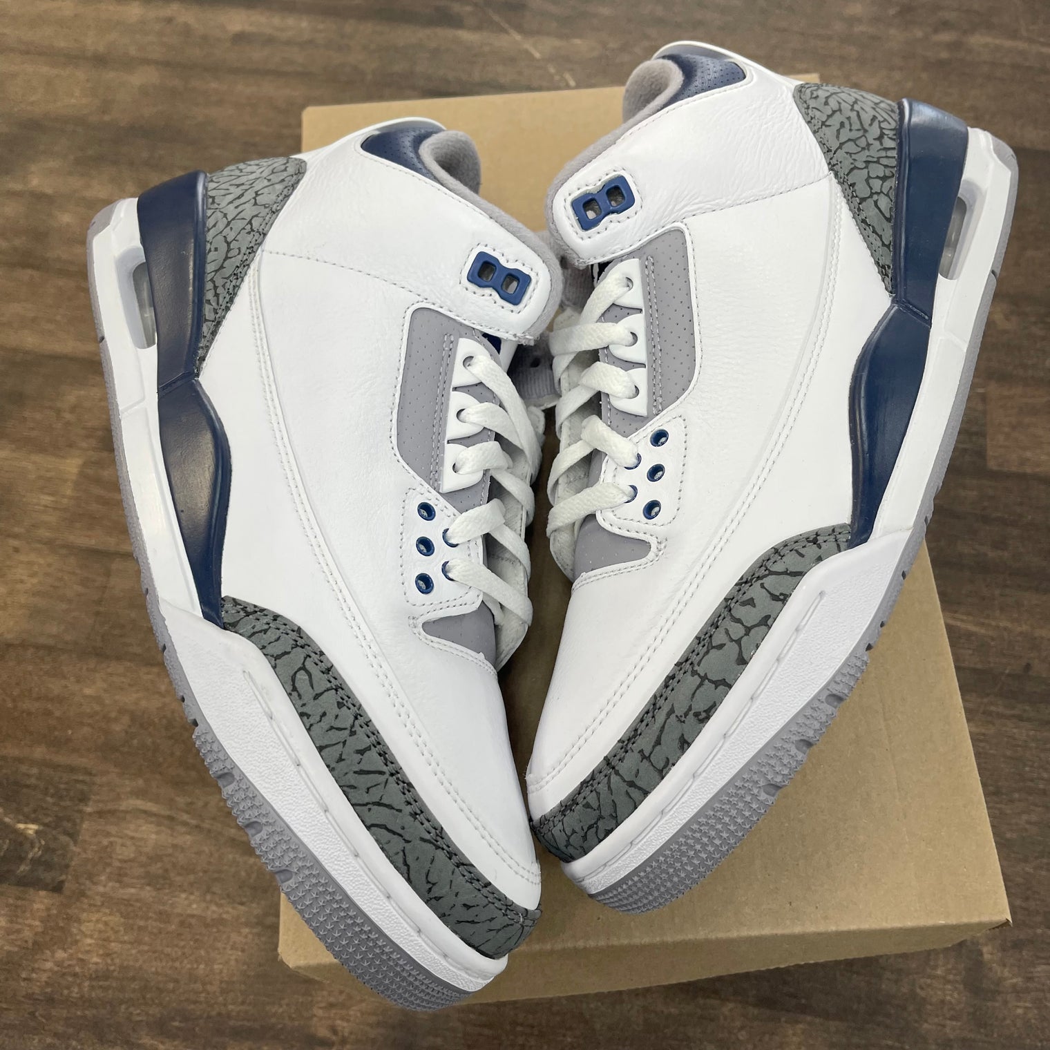 Midnight Navy Jordan 3 (USED, No Box)